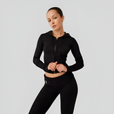 Conjunto de dos piezas acanalado con cremallera